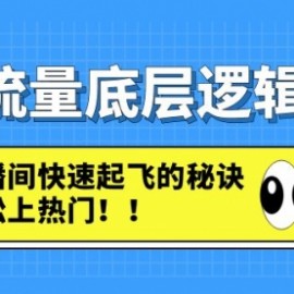 直播流量底層邏輯密碼：直播間快速起飛的秘訣，輕松上熱門